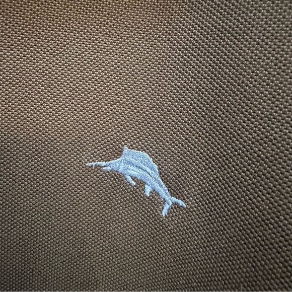 Tommy Bahama IslandZone Black Quarter Zip Pullover Supima Cotton XL Longsleeve - Picture 4 of 15